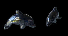 Load image into Gallery viewer, Unique One Carved Hematite Jumping Dolphin Animal Beads