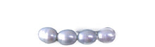 Load image into Gallery viewer, 4 Beautiful Natural Untreated Platinum 10-10.5x7-8mm Pearls 3454