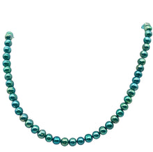 Load image into Gallery viewer, Irish Green 6 to 6.5mm FW Pearl 16" Strand