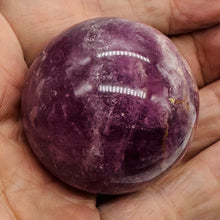Load image into Gallery viewer, Lepidolite Purple Mica 134g Sphere | 1 3/4 in | Purple, White | 1 Specimen |