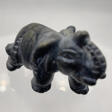 Load image into Gallery viewer, Hand-Carved Elephant Statue | 1 Figurine | | 1 1/4" Tall | Grey