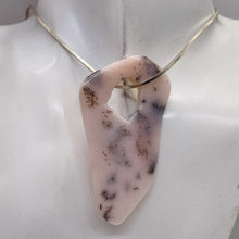Load image into Gallery viewer, Peruvian Opal 13g Abstract Cut | 64x37x6mm | White. Gray, Pink | 1 Pendant Bead|