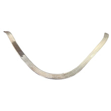 Load image into Gallery viewer, Sleek Sterling Silver 4mm Herringbone Chain Necklace | 16" Long |