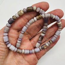 Load image into Gallery viewer, Natural Lavender Brazilian Agate Bead 8 inch Strand 9722HS