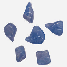 Load image into Gallery viewer, Chalcedony Gemstone 48g Nugget Beads | 27x23x11 to 20x14x13mm | Blue | 6 Beads |