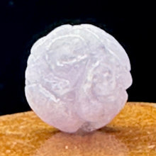 Load image into Gallery viewer, Jade AAA Carved Round Bead | 12mm | Lavender | 1 Bead