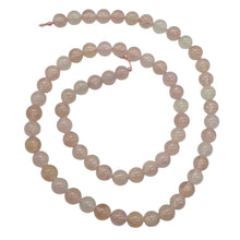 Load image into Gallery viewer, Morganite AAA Strand Round Beads | 6mm | Pink | 65 Beads |