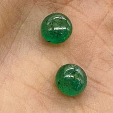Load image into Gallery viewer, Emerald AAA Gemstone Rondelle Beads| 5x3mm | Green | 2 Beads |