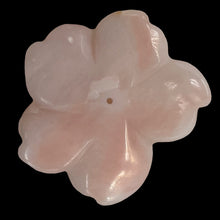 Load image into Gallery viewer, Pink Peruvian Opal Carved 22cts Flower Pendant Bead | 33x32x4mm | Pink | 1 Bead|