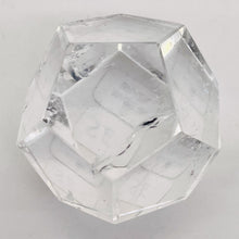 Load image into Gallery viewer, Rock Crystal 72g Dodecahedron Specimen | 34mm | Clear | 1 Figurine |