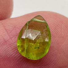 Load image into Gallery viewer, Faceted Peridot Briolette Bead | Green | 11x8x4mm | 2.85 ct |