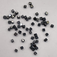 Load image into Gallery viewer, Natural Black Diamond 4.3cts Scissor Cut Cube Beads | 1x1mm to 2x1mm | 62 Beads|