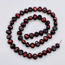 Load image into Gallery viewer, Smoldering Burgundy 10 to 8mm FW Pearl Strand 108318