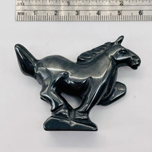 Load image into Gallery viewer, Hand-Carved Galloping Horse | 1 5/8" Tall | Black | 1 Pony |