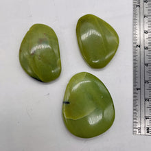 Load image into Gallery viewer, Turquoise Faustite Freeform Beads| 38x28 to 33x24mm| Chartreuse, Black| 3 Beads|