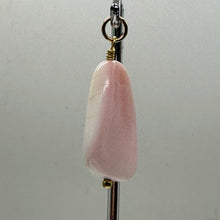 Load image into Gallery viewer, Conch Shell Pear Shaped 14K Yellow Gold Filled Pendant| 1 1/4" Long| Pink White|