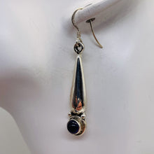Load image into Gallery viewer, Semi-Precious Royal Natural Amethyst Sterling Silver Drop Earrings | 2" Long |