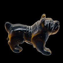 Load image into Gallery viewer, Hand-Carved Chinese Shar-pei Puppy | 1. 1/4" Tall | Tiger Eye | 1 Figurine |
