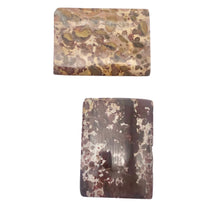 Load image into Gallery viewer, 1 Exotic Tiger Jasper 35x25x5mm Rectangular Pendant Bead 006707