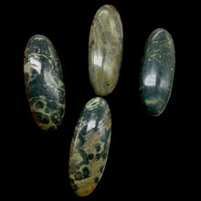 Load image into Gallery viewer, Ocean Jasper Speckled Green Gray Pendant Beads | 45x18x8mm | Green Grey | 4 |