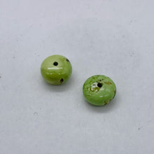 Load image into Gallery viewer, Gaspeite High Grade 8mm Rondelle Beads | 8mm | Green Brown | 2 Beads |
