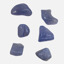 Load image into Gallery viewer, Chalcedony Gemstone 49g Nugget Beads | 33x19x13 to 19x17x13mm | Blue | 6 Beads |