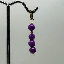 Load image into Gallery viewer, Phosphosiderite Dangle 14K Gold Filled Pendants | 1 1/4" long | Lavender |