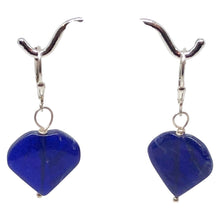 Load image into Gallery viewer, Lovely Hearts Blue Sodalite & Silver Earrings 300514A