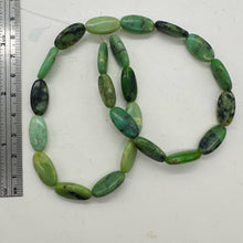 Load image into Gallery viewer, Shockingly Rare Chrysoprase Oval Bead 19x9x5mm Strand 108454