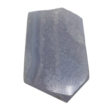 Load image into Gallery viewer, Chalcedony Druzy 48ct Designer Cut Pendant Bead| 36x28x7mm|Blue | 1 Pendant Bead