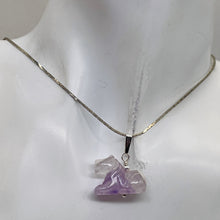Load image into Gallery viewer, Adorable Pony Amethyst Horse & Sterling Silver Pendant | 1 1/8" Long | 509268AMS