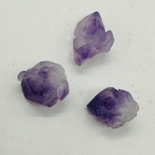 Load image into Gallery viewer, Amethyst Natural Crystals Parcel | 23x16x13 to 19x15x12mm | Purple | 3 Beads |