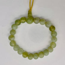 Load image into Gallery viewer, Serpentine 7" Strung Strand Round Beads | 8mm | Green | 21 Beads |