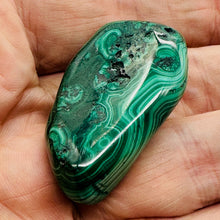 Load image into Gallery viewer, Malachite 39g Polished FreeForm Gemstone| 45x27x15mm | Green | Display Specimen|