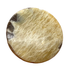Load image into Gallery viewer, Big Cat Natural Untreated Feldspar 35mm Coin Pendant Bead | 35x5.5mm | 1 Bead |