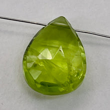 Load image into Gallery viewer, Faceted Peridot Briolette Bead | Green | 10x8x5mm | 3.1 ct |