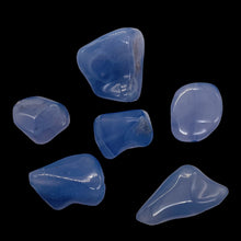 Load image into Gallery viewer, Chalcedony Six Gemstone Nugget Beads | 55g|27x25x15 to 20x18x8mm| Blue | 6 Beads