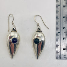 Load image into Gallery viewer, Semi-Precious Royal Natural Amethyst Sterling Silver Drop Earrings | 2" Long |
