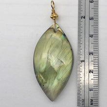 Load image into Gallery viewer, Labradorite 14K Gold Filled Drop Pendant | 2 1/4" Long | 510958G4 | Premiumbead