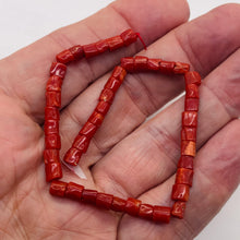 Load image into Gallery viewer, Natural AAA Red Coral Branch Bead Strand | 4x6mm | 44 Beads |