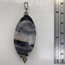 Load image into Gallery viewer, Mookaite Stormy Weather Sterling Silver Marquise | 2 1/4" Long | Gray Black |
