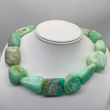 Load image into Gallery viewer, Designer Natural Chrysoprase Nugget Bead 229g Strand |32x26x9mm to 27x23x16mm|
