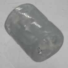 Load image into Gallery viewer, Jade AAA Carved Barrel Beads | 11x9mm | White | 1 Bead |