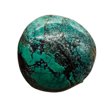Load image into Gallery viewer, Turquoise Natural Focal 21g Nugget Bead | 29x29x19mm | Blue, Black | 1 Bead |