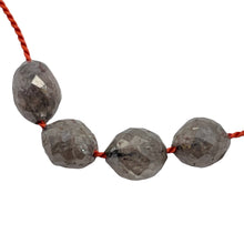 Load image into Gallery viewer, 4 Natural Platinum Silver Diamond 2.75cts Beads 9314X