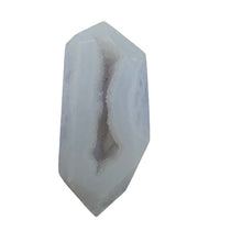 Load image into Gallery viewer, Chalcedony Druzy 32ct Designer Cut Pendant Bead| 34x16x7 | Blue|1 Pendant Bead |