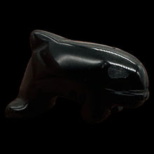Load image into Gallery viewer, Onyx Orca Whale Animal Figurine Worry Stone | 23x12.5x8mm | Black
