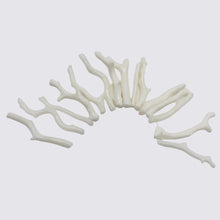 Load image into Gallery viewer, Coral Branch Beads | 37x3 to 30x2mm | White | 14 Beads |