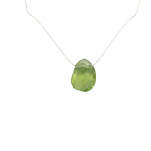 Load image into Gallery viewer, Peridot Faceted Briolette Bead | 2 cts | 8x6x5mm | Green | 1 bead |