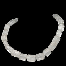 Load image into Gallery viewer, Designer Carved Natural Quartz 19x11 -12x11mm Bead Strand